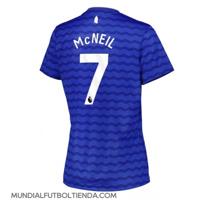 Camiseta Everton Dwight McNeil #7 Primera Equipación Replica 2025-26 para mujer mangas cortas Camiseta Everton Dwight McNeil #7 Primera Equipación Replica 2025-26 para mujer mangas cortas
